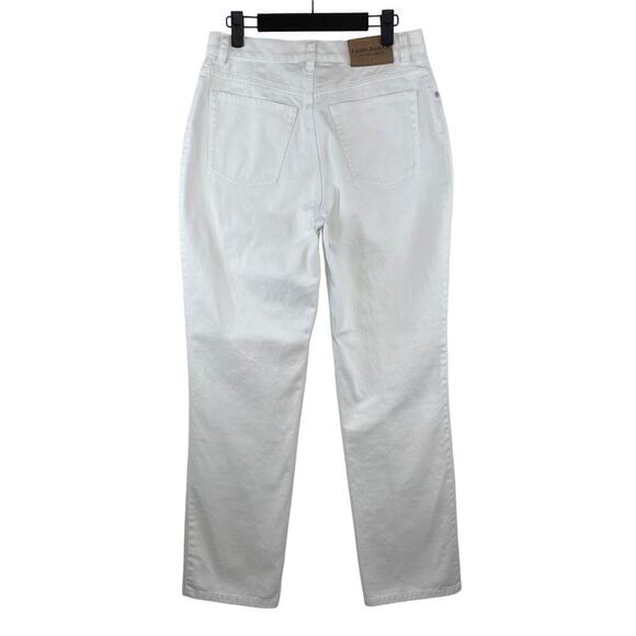 Vintage 90s Lauren Jeans Company Ralph Lauren White Jeans Size 8 Quiet Luxury - Picture 1 of 7